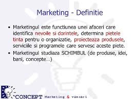 Marketing conceptul de ce este managementul? Curs De Brand Management Si Marketing Bazele Marketingului Definitie Scop Cadru General Ppt Download