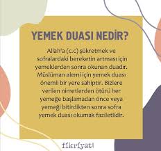 Check spelling or type a new query. Yemek Duasi Turkce Kisa Yemek Duasi Diyanet Yemekten Sonra Okunacak Dualar Galeri Fikriyat Gazetesi
