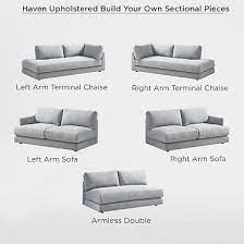 Build Your Own Haven Sectional Pieces Westelm 4k Sectional Mid Century Sectional Grey Sectional