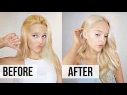 Learn how to tone down those orange tints during the summer. How To Get The Brassy Color Out Of Blonde Hair