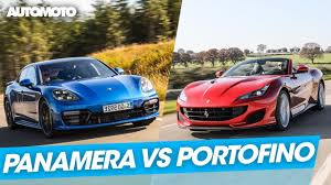 Porsche 911 vs ferrari portofino. Duel Porsche Panamera Vs Ferrari Portofino Youtube
