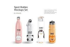 Download Sport Bottles Mockups Set Bottle Mockup Free Packaging Mockup Design Mockup Free
