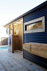 Douche Maison Bois Maison De Vacances Style Cabane De Plage