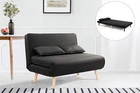 A sofa bed is one such furniture item, which is ideal for a small home. Ovela Jepson 2 Seater Sofa Bed Black Kogan Com