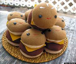 Sometimes You Just Want To Hug A Cheeseburger Food Plushies Kawaii Felt Kawaii Plush