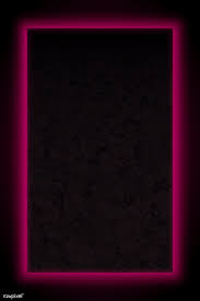 Download Premium Vector Of Rectangle Pink Neon Light Frame Template Vector Papel De Parede Com Fundo Preto Iluminacao De Neon Planos De Fundo