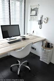 Black And White Office Table Office Space Black White Wood My Workplace 2 Office Interior Design Home Office Design Office Decor Professional