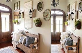 Wall Sconce Light Fixture Farmhouse And Barnyard Decor Rustic Industrial Metal Distressed Plug In Led Light Woo Sconces Living Room Decor Wall Sconces