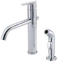 The danze d404557 opulence two handle bridge. Danze D404458 Single Handle Kitchen Cast Spout Faucet With 9 Inch Spout Concealed Deck Mount And Matching Brass Spray Chrome