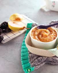 Recette Bebe 6 Mois Puree De Poire Et De Pruneaux Bledina Recette Recette Bledina Recette Bledina