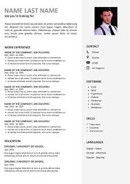 Work Resume Example Free Download Cv Templates