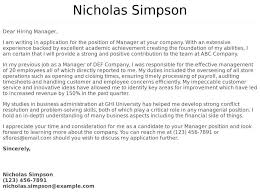 A great manager needs a great cover letter. Manager Cover Letter Examples Samples Templates Resume Com