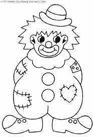 Le clown du dessin défile pour le carnaval. F871a647 Gif Coloriage Clown Clown Rigolo Dessin Clown