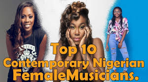Yes, they are painters and sculptures, but they are also true documentarians of black life. Top 10 Contemporary Nigerian Female Musicians Biggest Best Seyi Shay Niniola Simi Waje Nneka Youtube