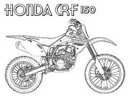 Dirt bike coloring pages free coloring. Honda Crf 150 Dirt Bike Coloring Page Free Printable Coloring Pages For Kids
