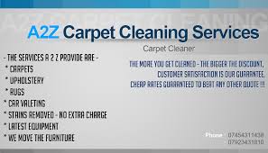 Personalize it with photos & text or purchase as is! A2z Carpet Cleaning Business Card Design Lebranded
