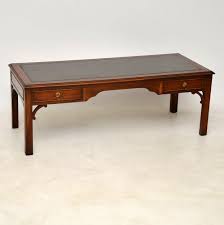 Accent your living room with a coffee, console, sofa or end table. Large Antique Georgian Style Mahogany Leather Top Coffee Table Marylebone Antiques