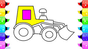Learn Colors For Children How To Draw Bulldozer Coloring Pages Easy Drawing Kids Youtube The large plate explains the construction of an ellipse. learn colors for children how to draw bulldozer coloring pages easy drawing kids