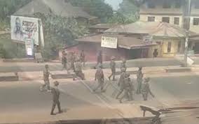 The nigerian army on saturday said it has led a combined team of security forces to raid the operational headquarters of the ipob/esn terrorists in awomama village, oru east lga of imo state. Orlu Raid Army Confirms Air Strikes Arrests 20 Ipob Members Recovers Arms Newscolony