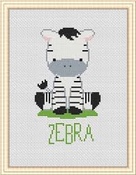 This is an easy and fun pattern to share your love with each other and the beach with this, lavishly scripted in shades ranging from deep ocean blue to vibrant aquamarine… Cross Stitch Baby Patterns Safari Jungle Nursery Zebra Xstitch Image 4 Modelo De Ponto Cruz De Bebe Ponto Cruz Para Bebe Bordado Ponto Cruz Infantil