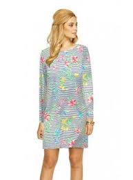 Ibkul Womens Long Sleeved Striped Floral Printed Joanna