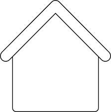House Outline Template Base For Gingerbread House Art Clipart Panda Free Clipart Images House Outline Arts And Crafts Furniture Arts And Crafts For Teens