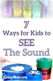 Science Experiments For Kids To See The Sound Igamemom Science For Kids Cool Science Experiments Learning Science