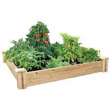 With a raised garden bed, you can provide improved drainage for your plants. Greenes Cedar Raised Garden Kit Rc4c4 Specialty Garden Products Ace Hardware Vegetable Garden Raised Beds Cedar Raised Garden Beds Cedar Raised Garden