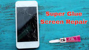 Repair A Phone Screen With Super Glue Youtube Glass Repair Screen Repair Iphone Glass
