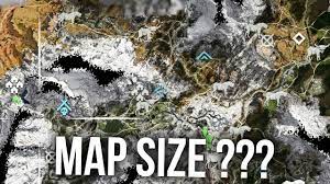 It appears that full map from horizon zero dawn has been leaked, which shows the game's main locations. Horizon Zero Dawn How Big Is The Map Youtube
