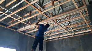 Teknik Pasang Plafon Untuk Atap Sendiri Bisa Untuk Ternit Grc Gypsum Pvc Triplek Dan Kalsiboard Youtube
