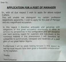 Apart from the application letter, remember that a correctly written cv also takes part in landing you an amazing job opportunity in nigeria. The Job Application Letter Received In An Abuja Office From A Graduate Pictured Jobs Vacancies Nigeria