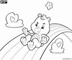 The way this works is that you. Grumpy Bear Sliding Down The Rainbow Coloring Page Printable Game