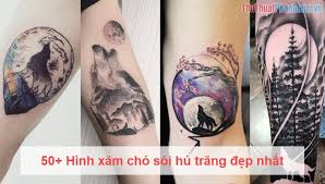 Hình tattoo chó sói đẹp ở chân cho nữ. 50 Hinh XÄƒm Cho Soi Hu TrÄƒng Ä'áº¹p Nháº¥t