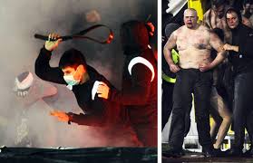 Hochwertige accessoires zum thema roter stern belgrad von unabhängigen designern aus der ganzen welt. Massenschlagerei Beim Belgrad Derby Zwischen Roter Stern Und Partizan Video Fotos Kosmo