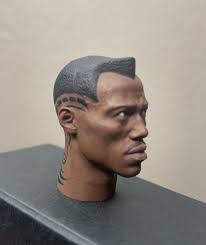 1/6 Scale Blade Warrior Wesley Head Sculpt For 12" Hot Toys Phicen Figure