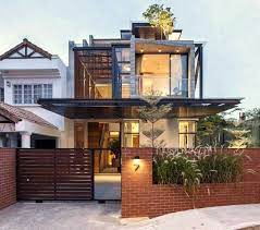 Pagar marmer dengan warna krem dan tambahan aksesoris kolam kecil di depannya mungkin bisa anda terapkan pada desain halaman depan rumah anda. 12 Contoh Model Pagar Minimalis Terbaru Rumah 2020