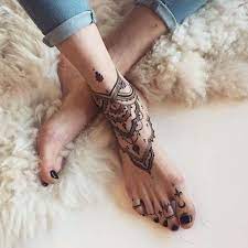 Tattoo Trend Alarm Foot And Ankle Tattooes That Every Girl Will Like To Try Henna Tattoo Designs Tattoos Mehndi Tattoo