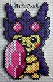 Pikachu In A Mega Sableye Hoodie By Perlerpixie Deviantart Com On Deviantart Pokemon Bead Pokemon Perler Beads Perler Patterns