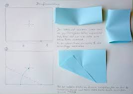 Zuerst braucht man einen brief. Origami Imma Mack Realschule Eching