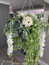 Check spelling or type a new query. Mrs Hinch Inspired Artificial Faux Grey Garden Hanging Basket Forever Everlasting Flowers Peonies Hydrangea Wisteria Grey Eucalyptus Foliage Hanging Flower Baskets Hanging Plants Outdoor Artificial Hanging Baskets