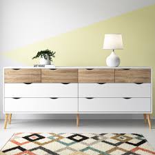 Choose a bedroom dresser based on your style and space. Hashtag Home Dowler 8 Drawer 77 05 W Double Dresser Reviews Wayfair