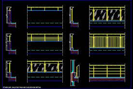 Equipment enclosures, trash enclosures, roof top screening and parking garages are just some of the applications where aluminum fixed louver fence systems can be utilized. Cad Blocks Free Download Of Staircase And Balcony Railing Design Autocad Dwg Plan N Design