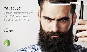 Haircuts for men and women. Barber Responsive Style Men Women Haircut Salon Shopify Theme Themetidy
