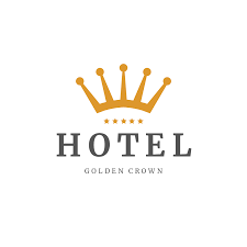 hotel golden crown logo luxury logo hotel logo design hotel logo