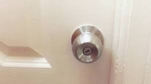 Push on the paperclip until you . How To Open Locked Bathroom Door Push Button Bathroom Poster