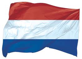 The colours of the flag are calculated from the official dutch government standards document which describes textile colours called normblad nen 3055: Wehende Flagge Niederlande Grosse 1