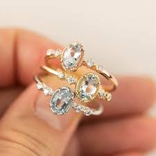 Stella Ring Aquamarine Aquamarine Engagement Ring Engagement Rings Handcrafted Fine Jewelry