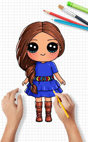 Share the best gifs now >>> How To Draw Cute Girls Drawing Girl Step By Step 5 0 16 Apk Download Com Fatstudio Howtodrawcutegirls Apk Free