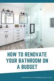 How To Renovate A Bathroom On A Budget Budget Bathroom Small Bathroom Renovations Small Bathroom Renovation